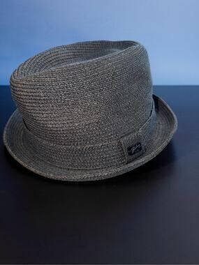 Bailey of Hollywood Gray Paper Blend Fedora Trilby Hat XL Lightweight